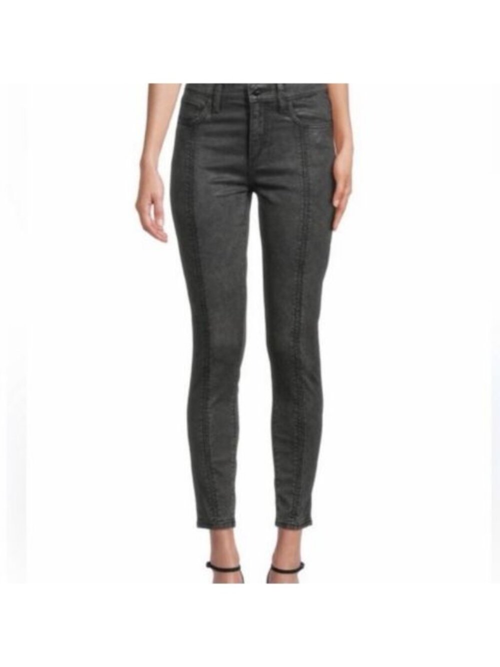 Liverpool Los Angeles The Ankle Skinny Charcoal Black Jeans Size 2/26